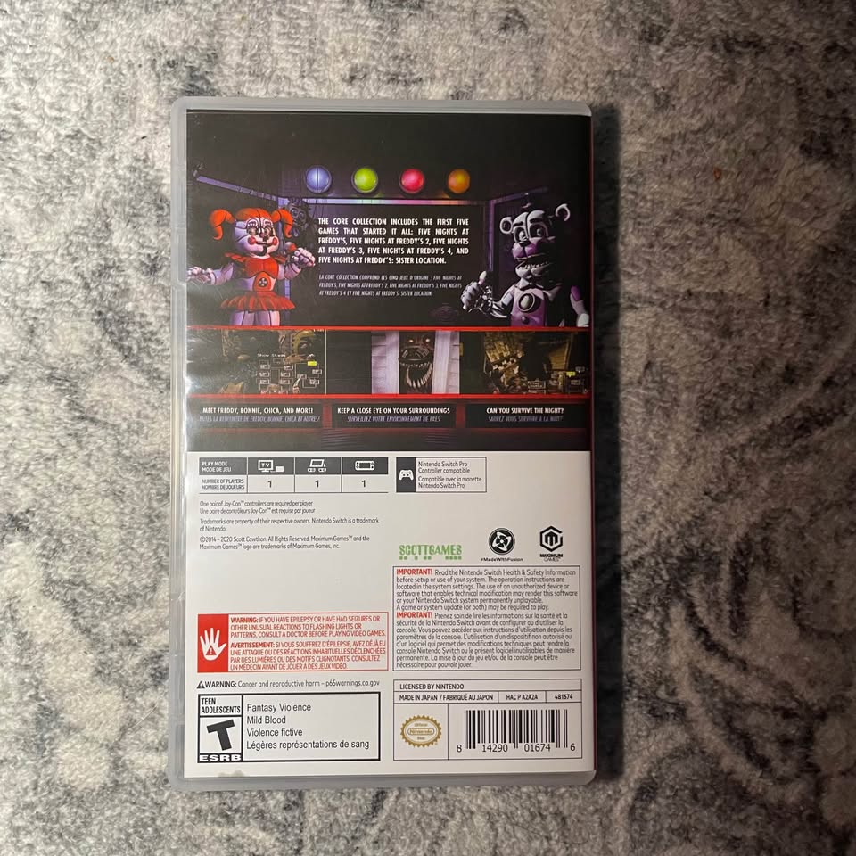 Five Nights at Freddy’s, Jeu de Nintendo Switch - photo 2