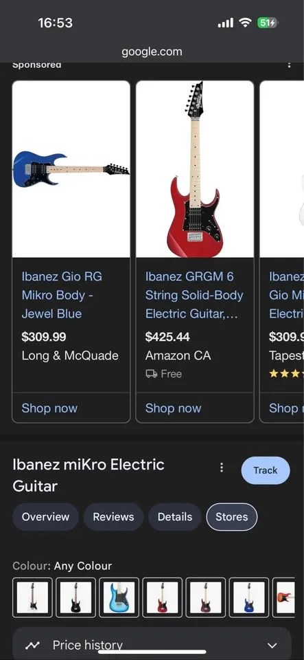 Ibanez Gio RG Mikro Electric Guitar image indicator(6)