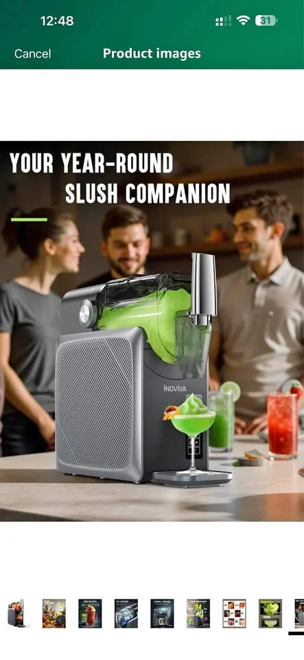 Slushy Machine, INOVIVA S1.2 No Ice Needed