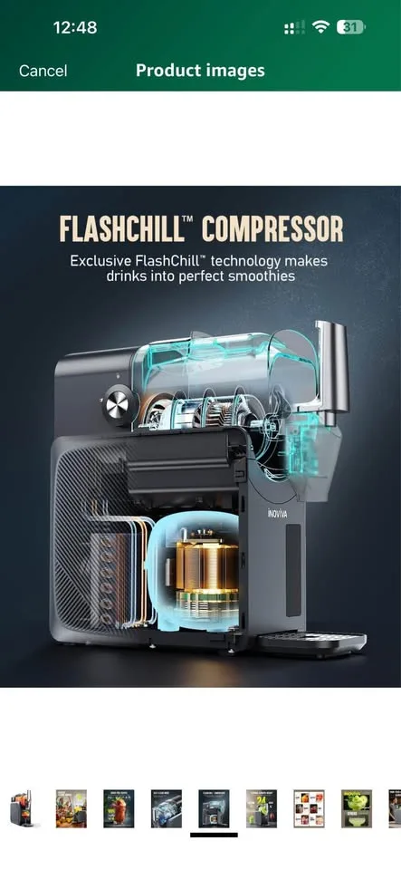 Slushy Machine, INOVIVA S1.2 No Ice Needed image indicator(8)