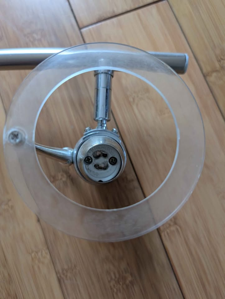 Stainless Steel Light Fixture - Halogen Bulbs GU10 - photo 3