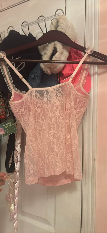 Victoria's Secret Y2K Rare Sydney Carlson Pink Lace Bustier top - photo 2