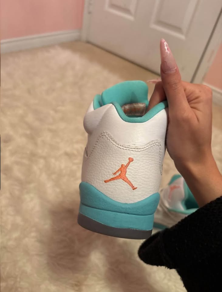 JORDAN 5 LIGHT AQUA / MIAMI - photo 5