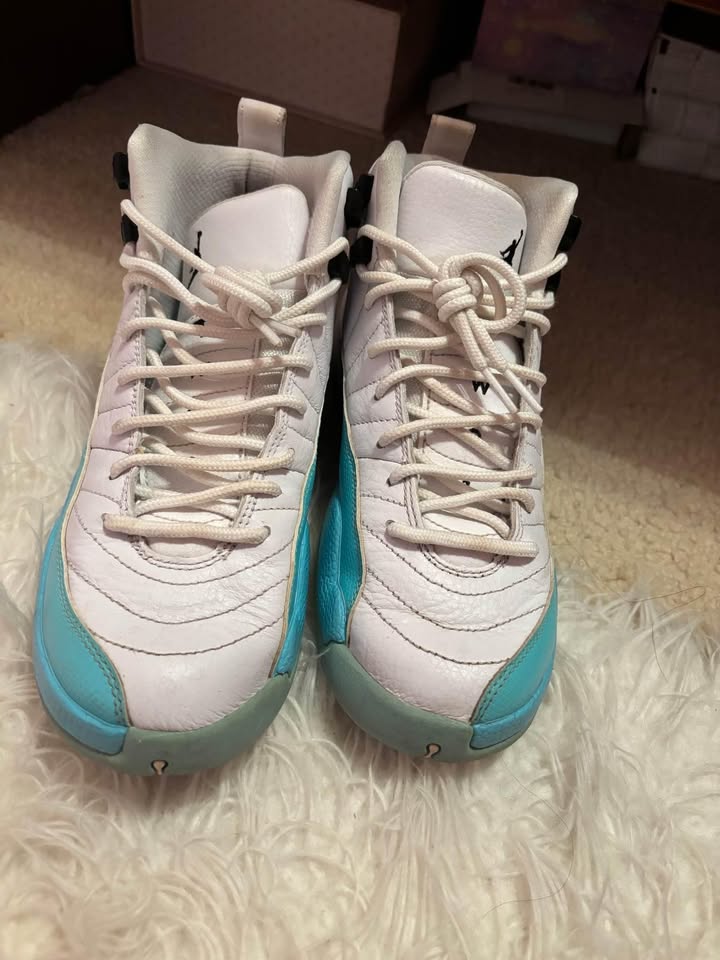 JORDAN 12 LIGHT AQUA - photo 2