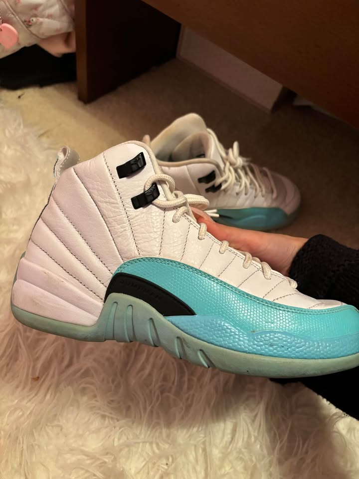 JORDAN 12 LIGHT AQUA - photo 3