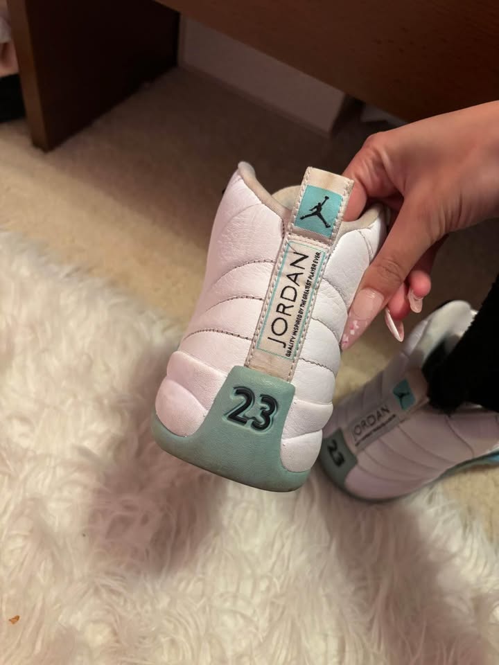 JORDAN 12 LIGHT AQUA - photo 4