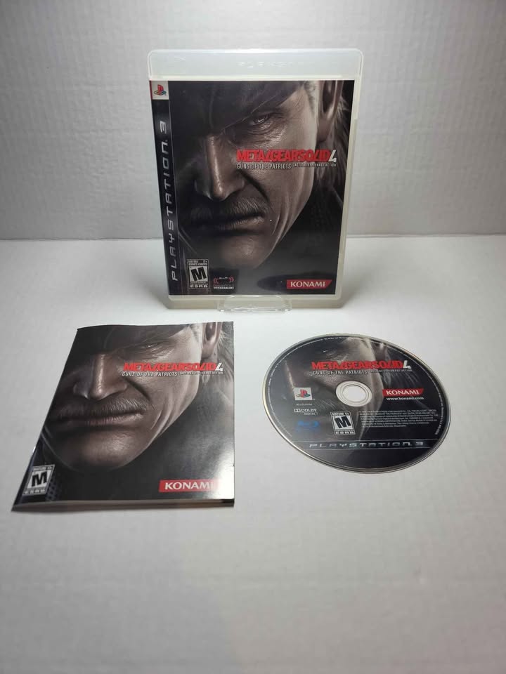 Metal Gear Solid 4: Guns Of The Patriots for PS3 (CIB)