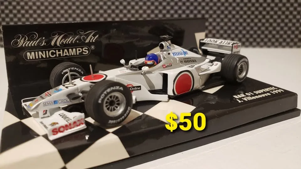 1/43 Minichamps diecast,, Villeneuve collection image indicator(4)