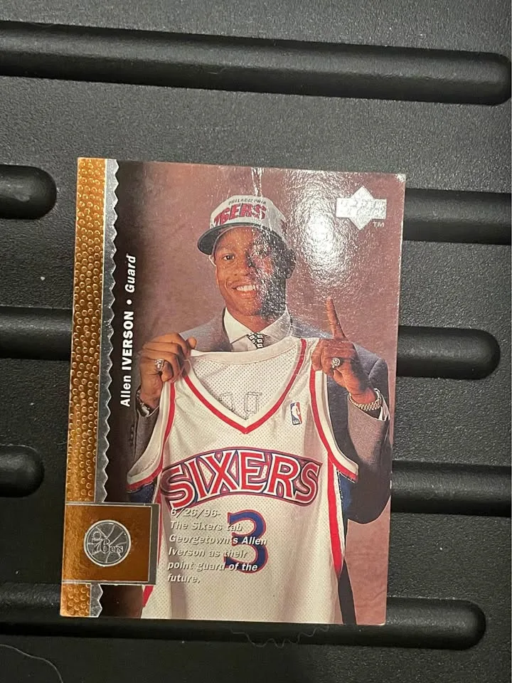 Allen Iverson Rookie Card - Upper Deck thumbnail