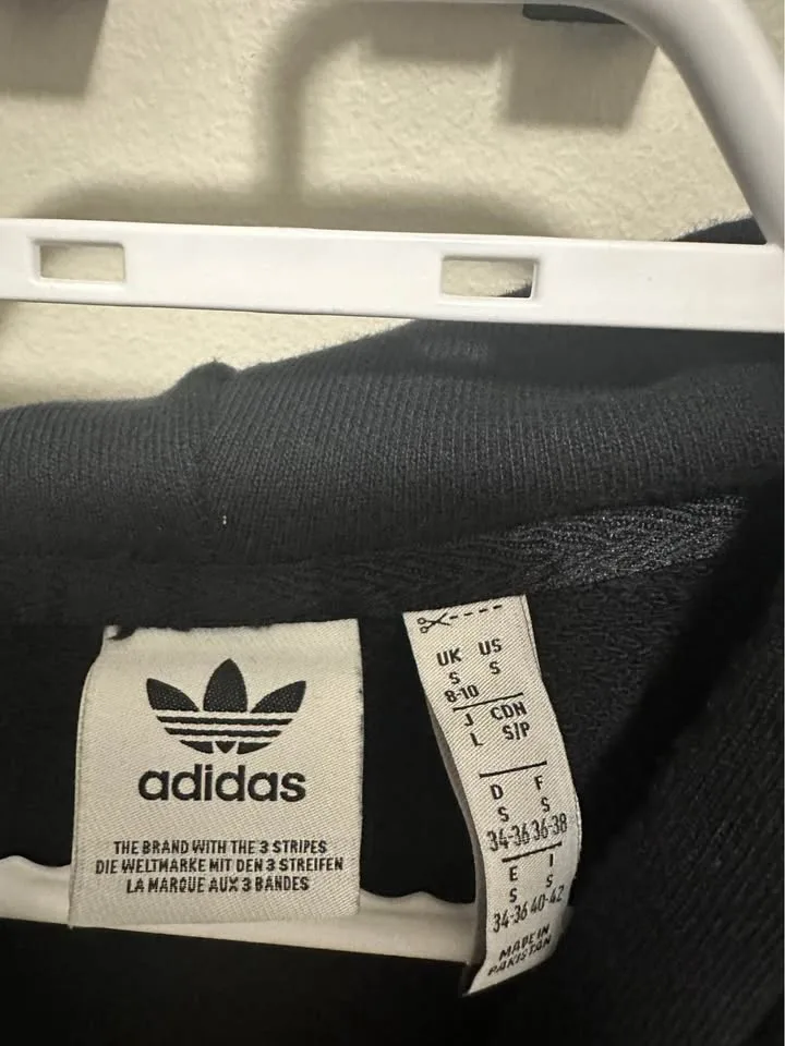 Mens Adidas Black Hoodie - Sz Small image indicator(2)