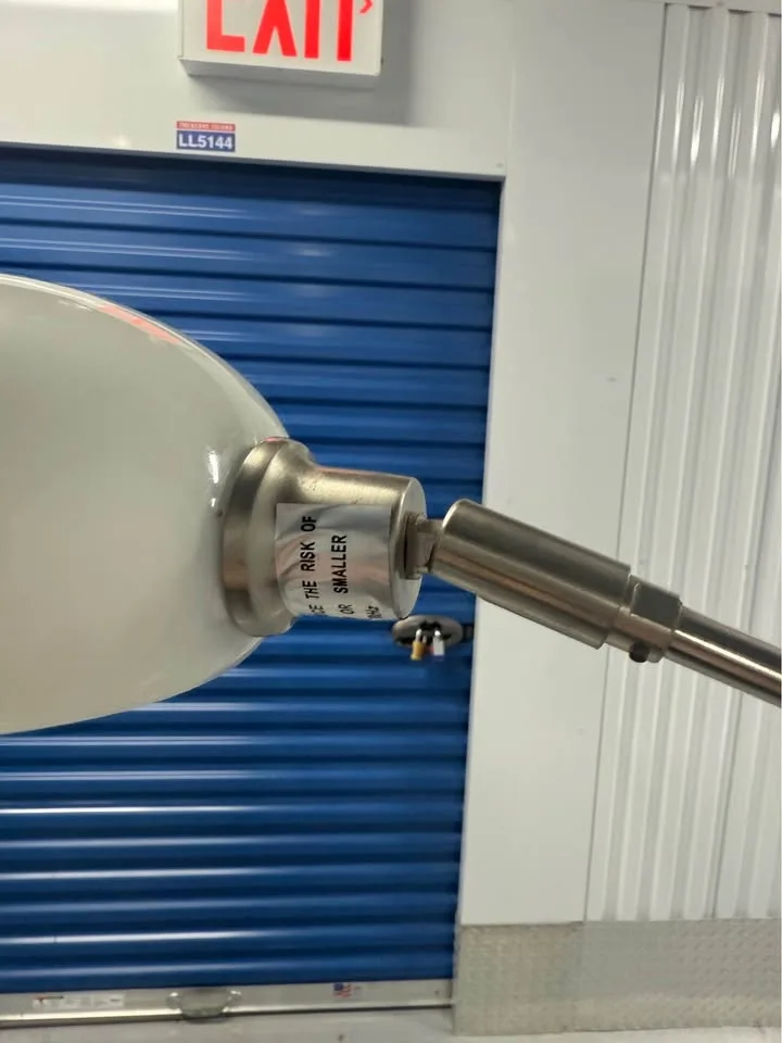 Arc Floor 5 Arm Lamp With Marble Base Glass Shades 6ft+ Tall image indicator(4)