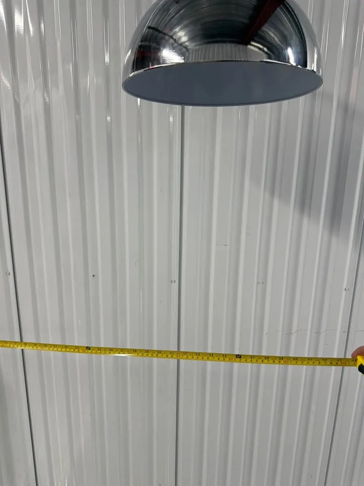 Chrome Arc Floor Lamp Modern Dome Shade 6ft Tall image indicator(7)