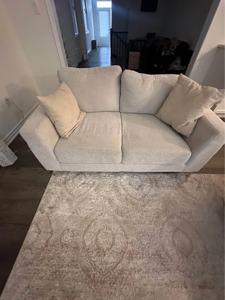 Couches for sale  WITH PILLOWS (MOVING SALE) 200$ separately image indicator(2)