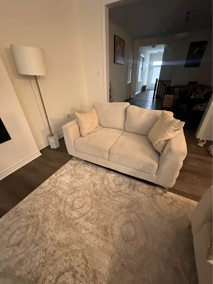 Couches for sale  WITH PILLOWS (MOVING SALE) 200$ separately image indicator(5)