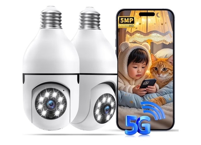 New Light Bulb Wifi Camera (Indoor/Outdoor)