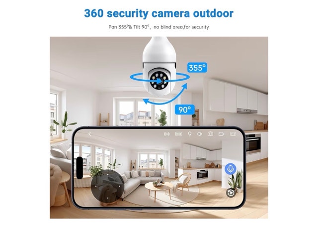 New Light Bulb Wifi Camera (Indoor/Outdoor) - photo 2