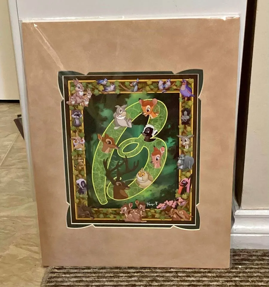 Bambi print from Disneyland thumbnail