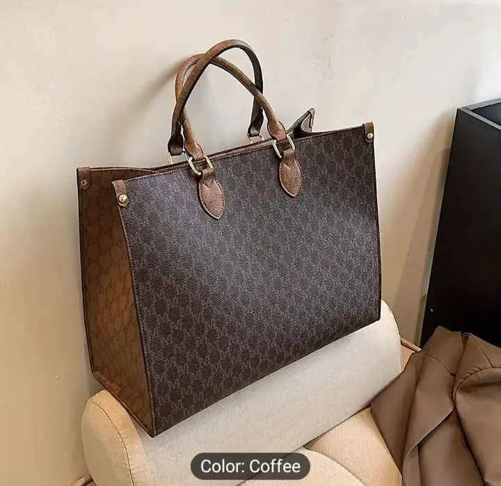 Large Tote Handbag-Blue image indicator(2)