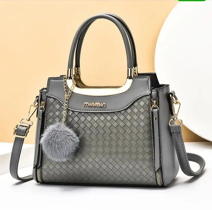 Elegant Geometric Satchel Bag image indicator(2)