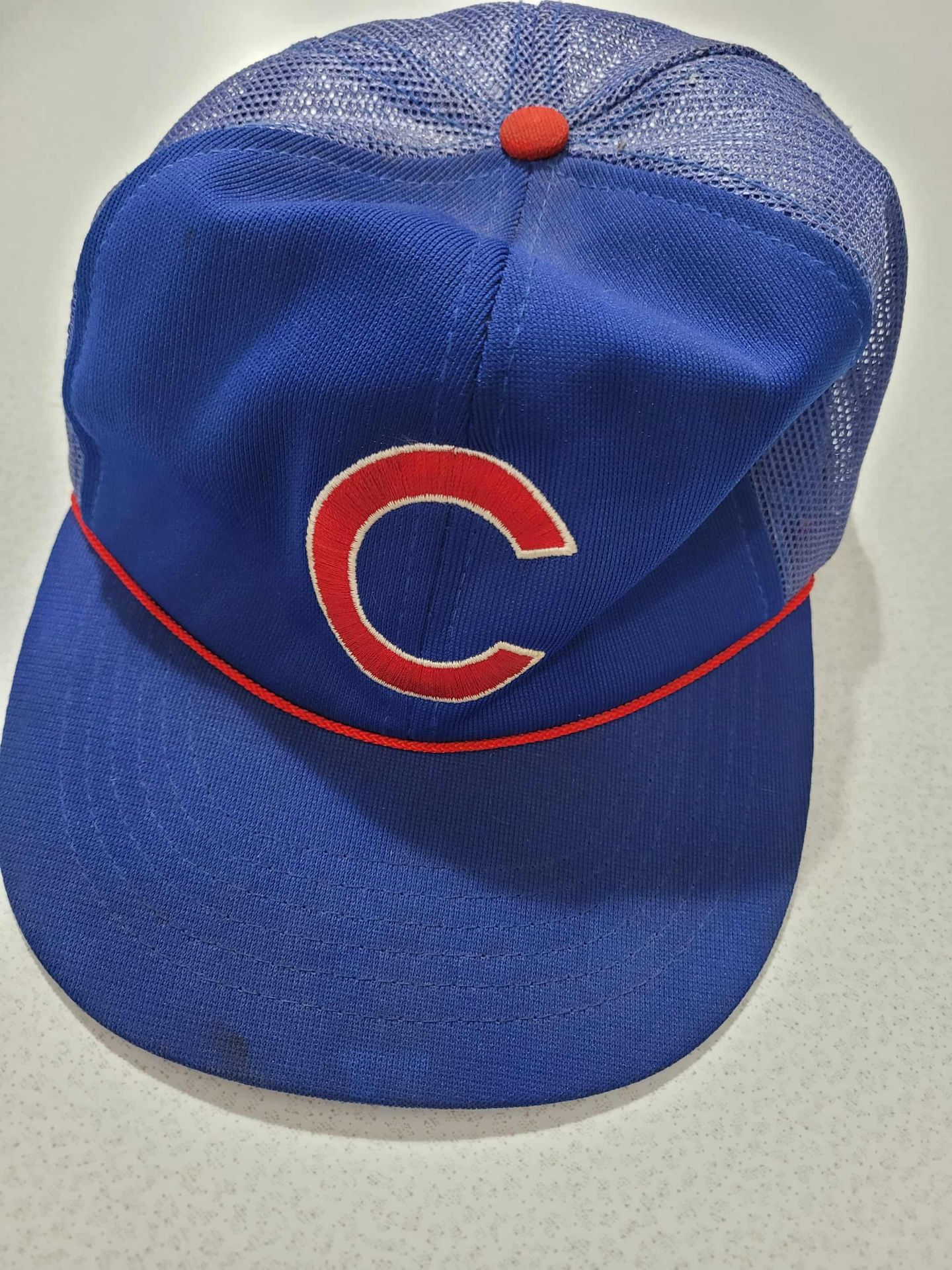 Vintage 1984 MLB Chicago Cubs Baseball Mcds Trucker Hat