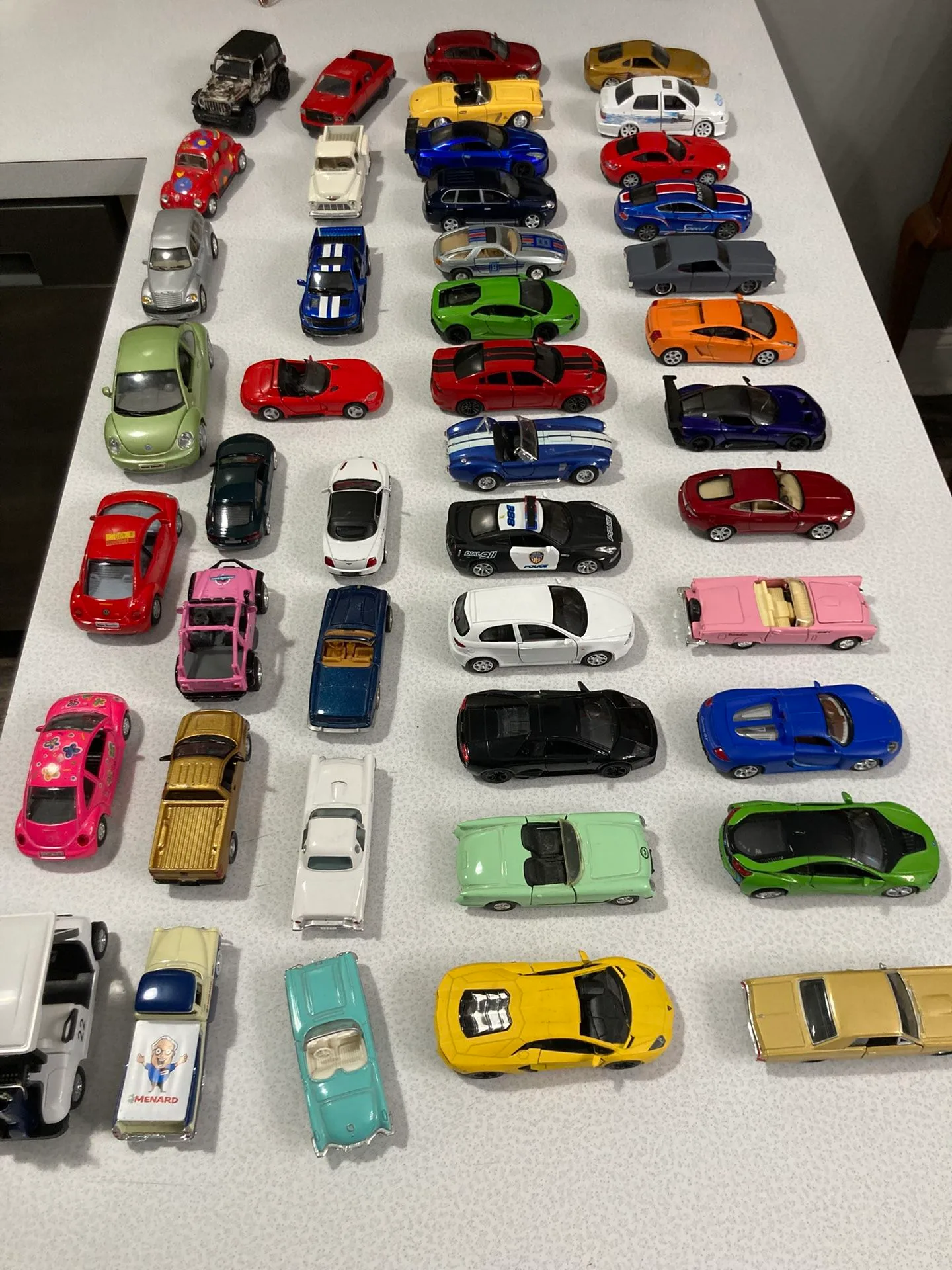 Lot Of 44 Die Cast Toy Cars Trucks Muscle Super Hyper Vintage image indicator(2)