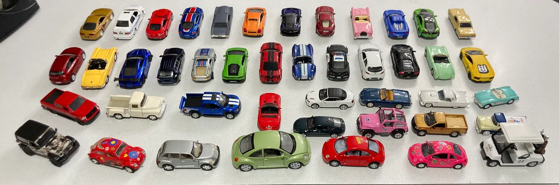 Lot Of 44 Die Cast Toy Cars Trucks Muscle Super Hyper Vintage image indicator(6)