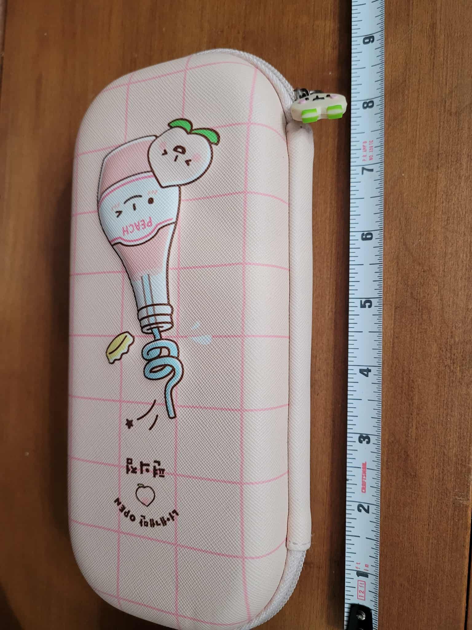 Kakao Japan Chiikawa Smoko PEACH Makeup Pencil Case Holder - New - photo 3