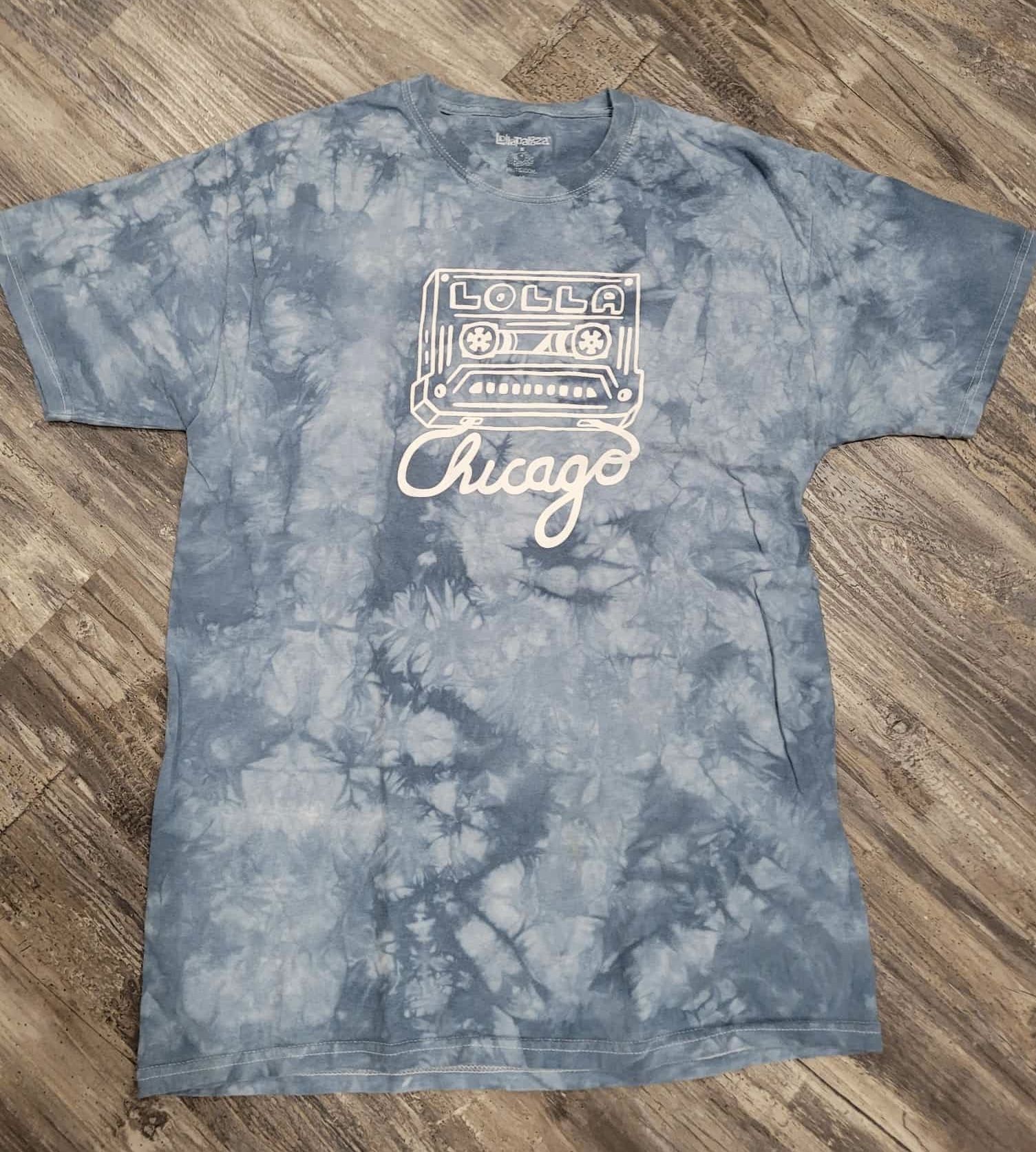 2018 Chicago Lollapalooza Tye Dye Shirt Adult Medium