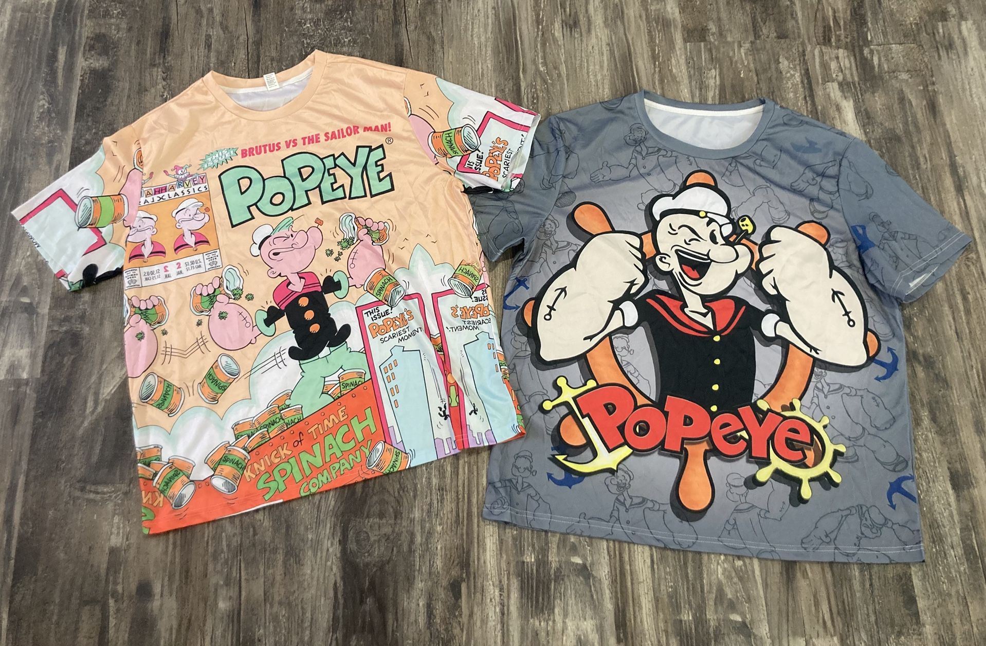 POPEYE Jersey Shirts Adult Size XXL - New!!