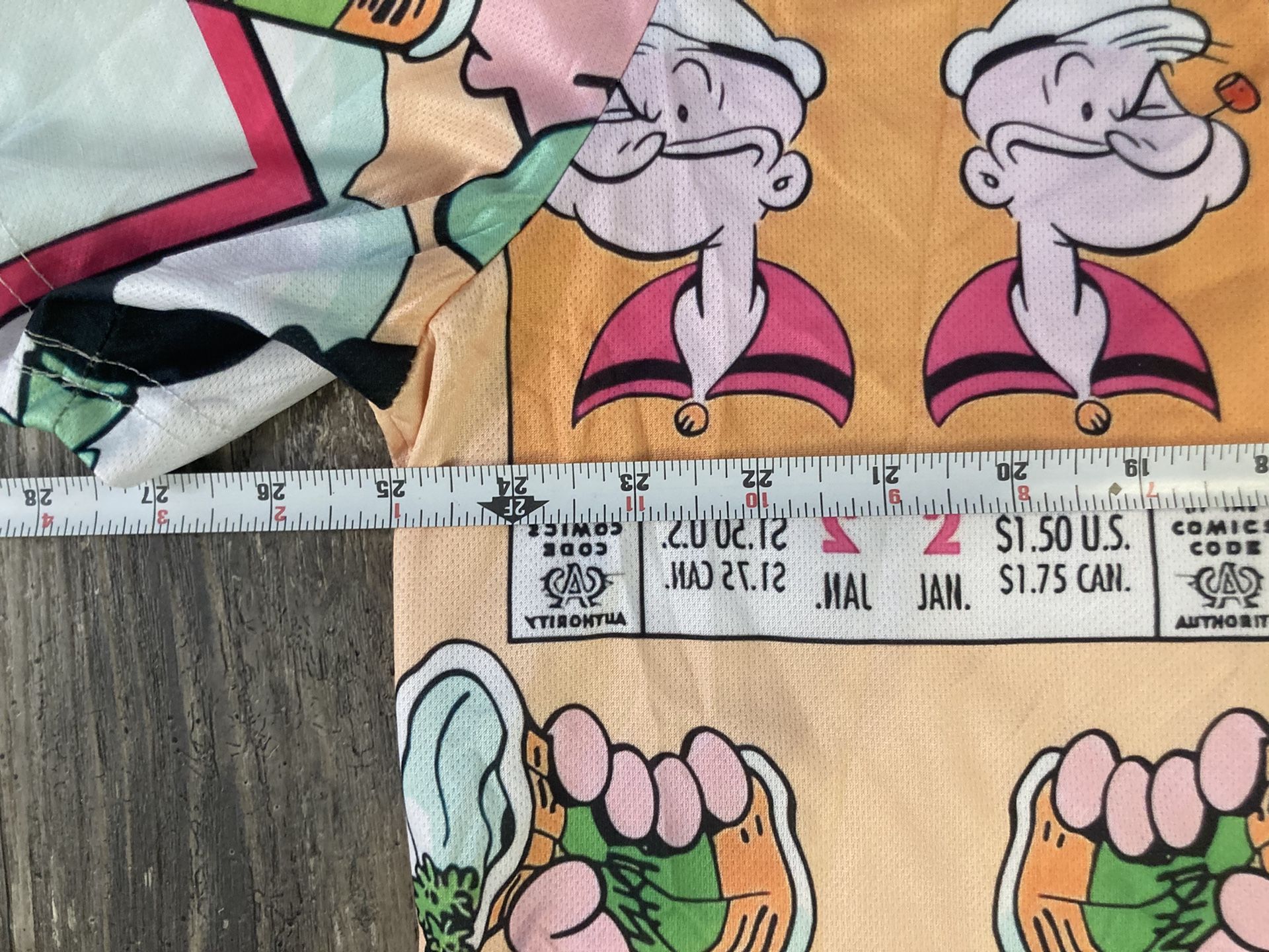 POPEYE Jersey Shirts Adult Size XXL - New!! - photo 3