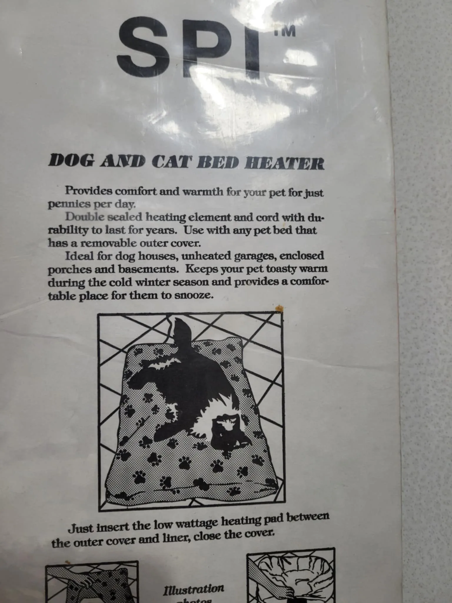 Brand New SPI Dog Cat Pet Bed 14 Watt Heating Pad Heater image indicator(2)