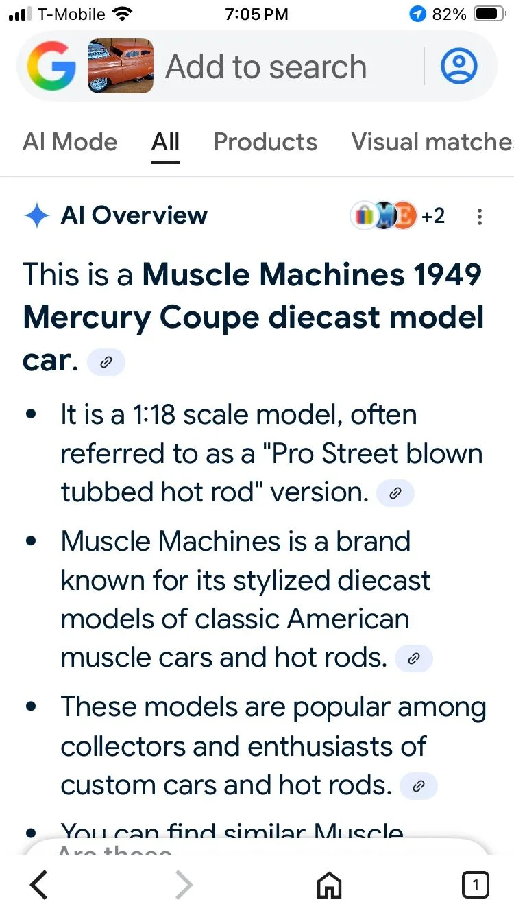 Vintage Muscle Machines 1949 Mercury Coupe - Super Nice image indicator(10)