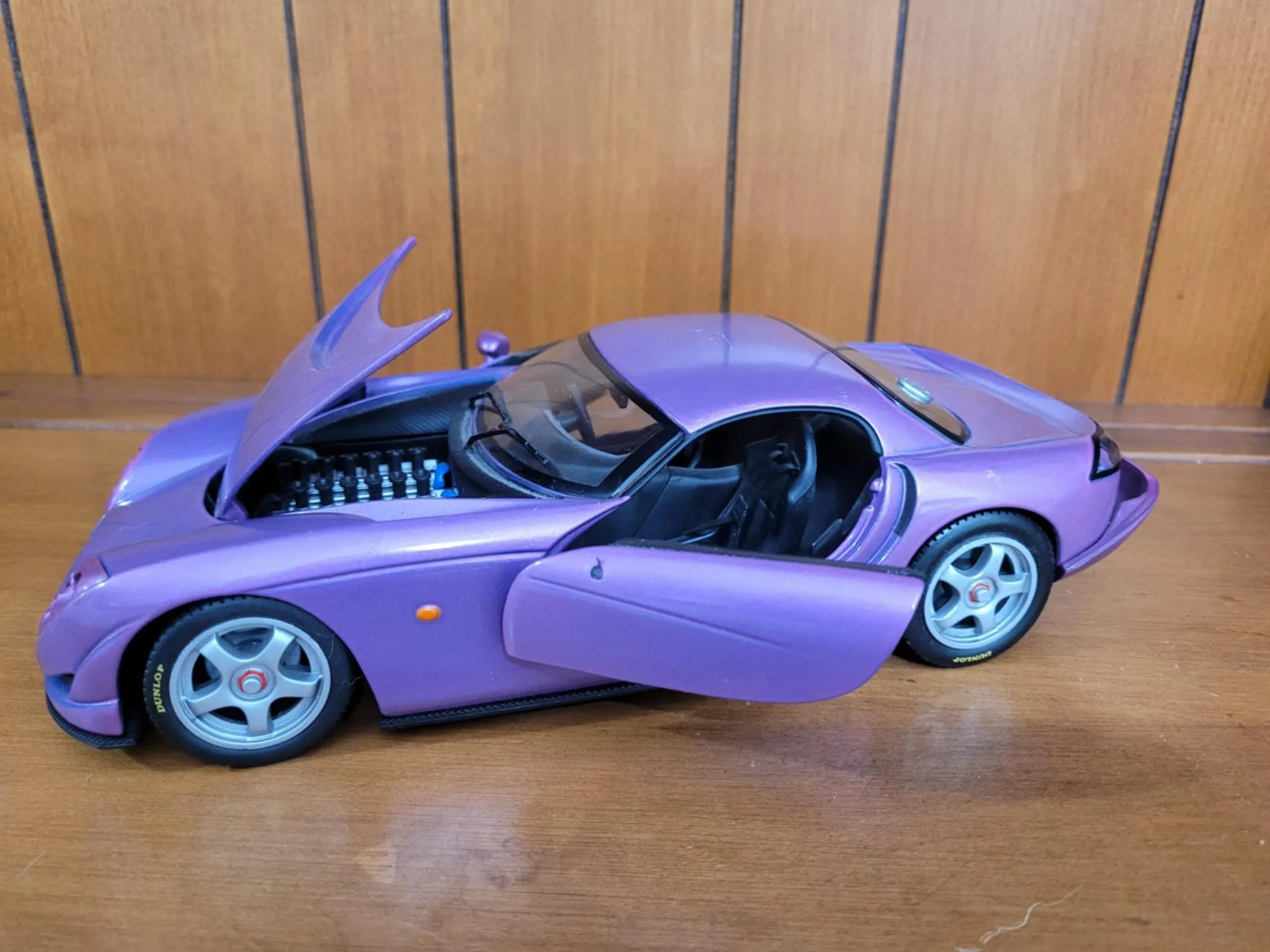 Vintage Hot Wheels 1:18 TVR SPEED 12 Diecast Car image indicator(4)