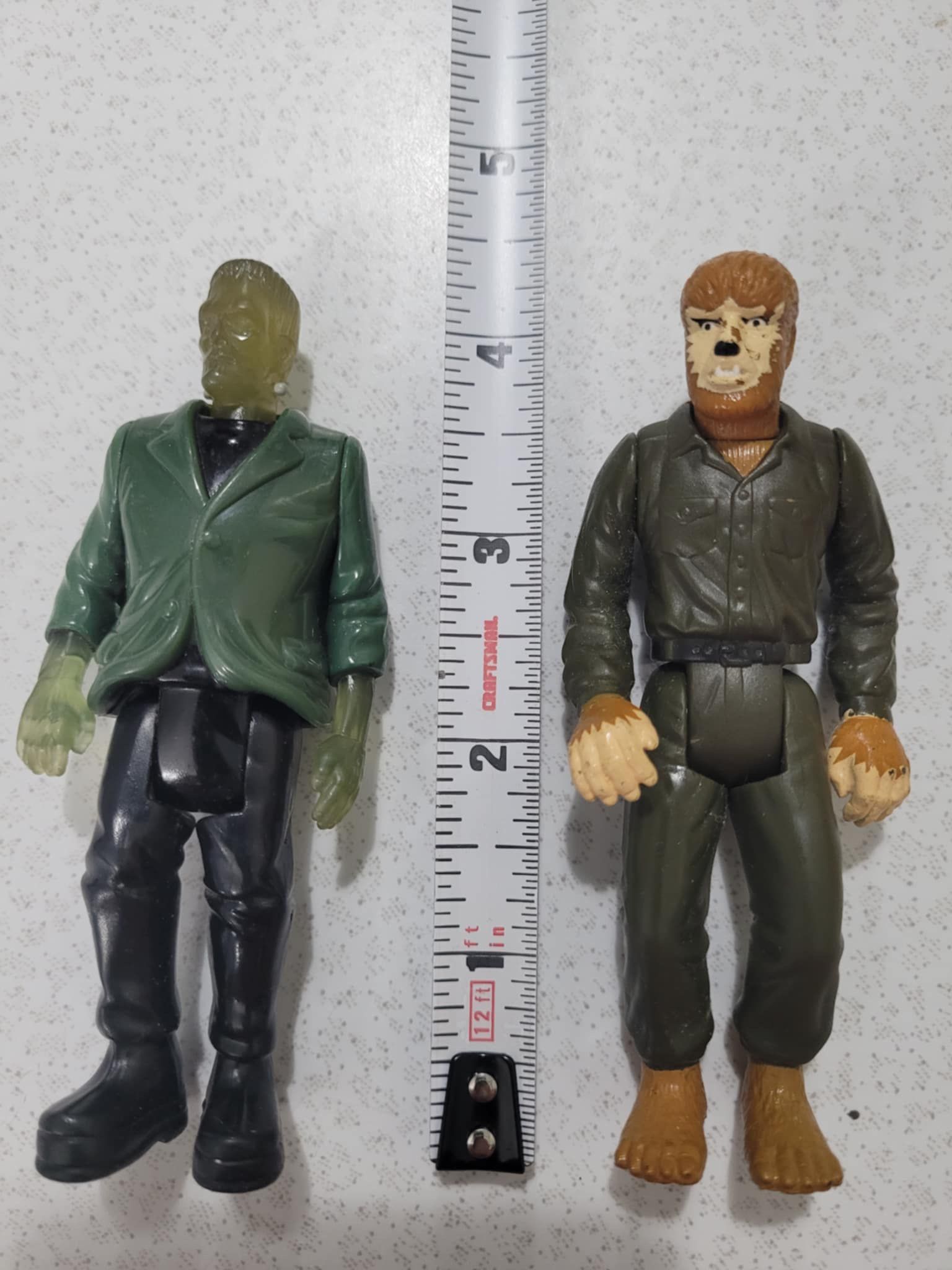 Vintage Lot Of 2 Classic Horror Movie Frankenstein & Wolf Man Ac