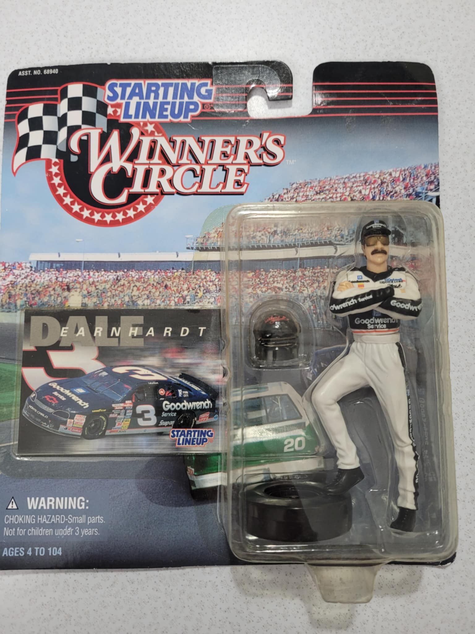 Vintage Starting Lineup Nascar Dale Earnhardt Sr #3 Figure
