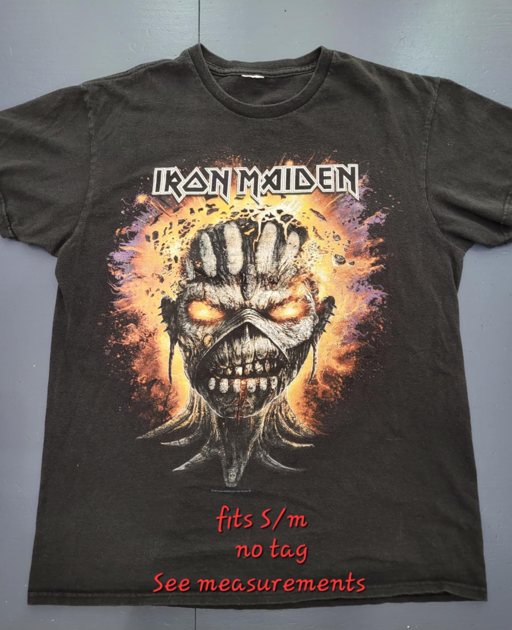 Vintage Iron Maiden Concert Tour Shirt S/M