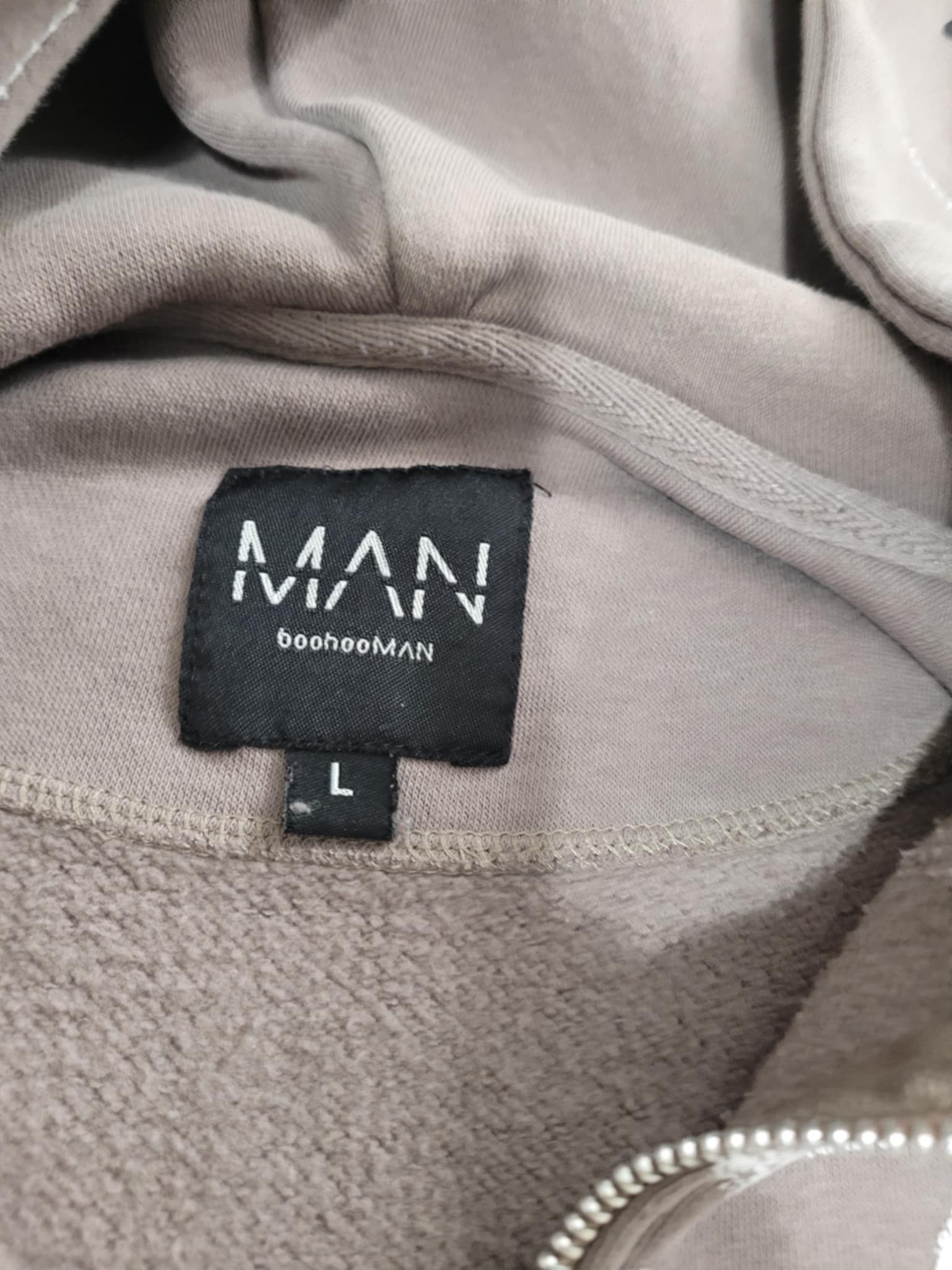WORLDWIDE Designer Logo Boohoo Man Hoodie Mens Size large!! - photo 3