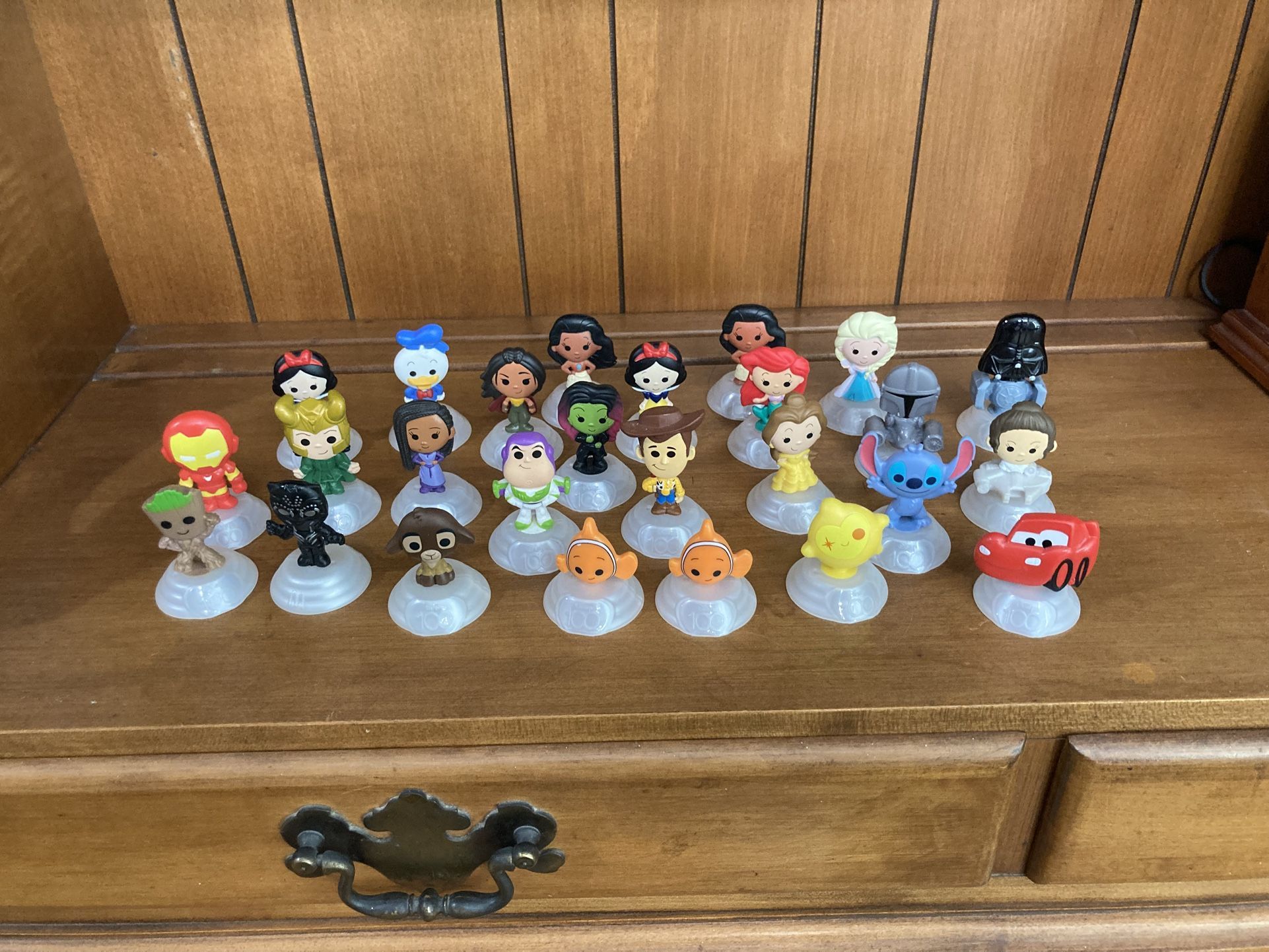 26 Piece Disney 100 Years Collection Statue Figure Toys