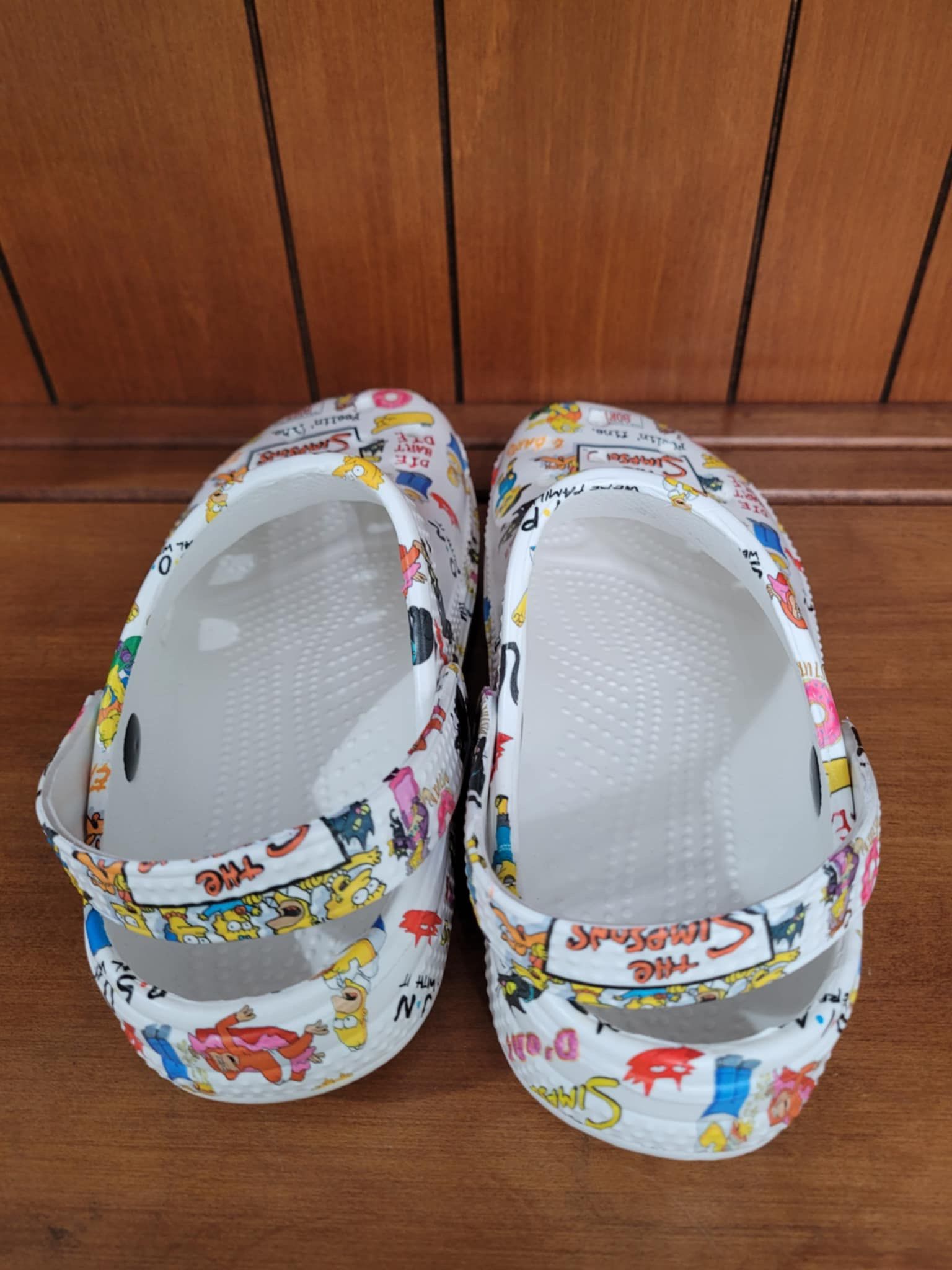 The Simpsons All Over Graphic Croc Like Sandal Shoes Size 32 Or - photo 2