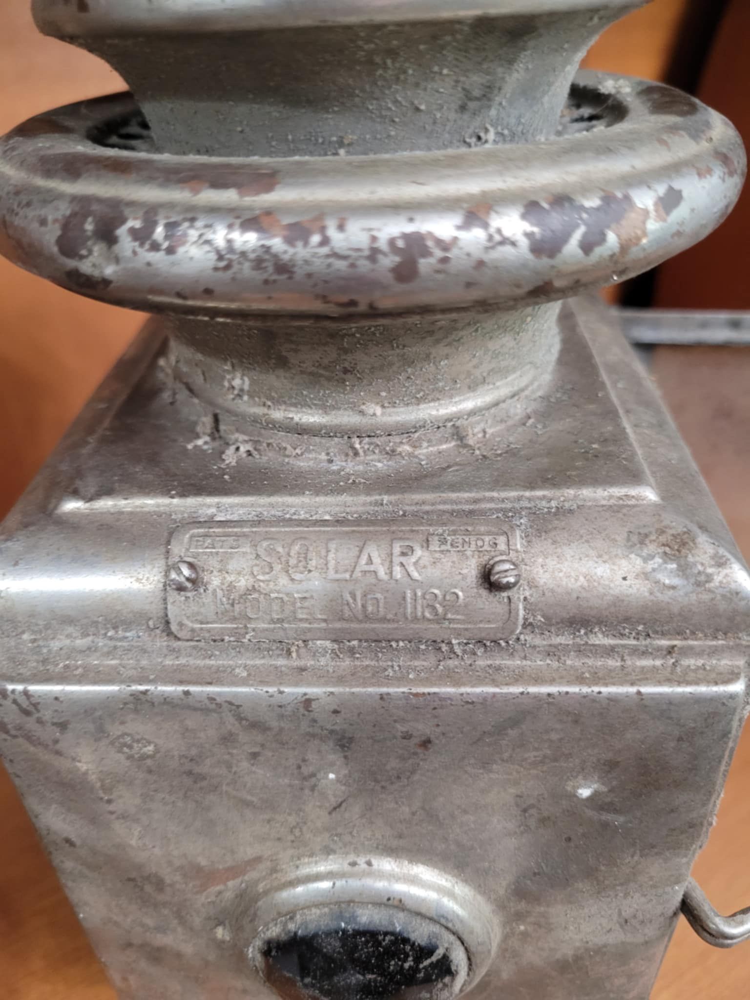 Rare Antique Vintage SOLAR Model T Headlight # 1132 - photo 5