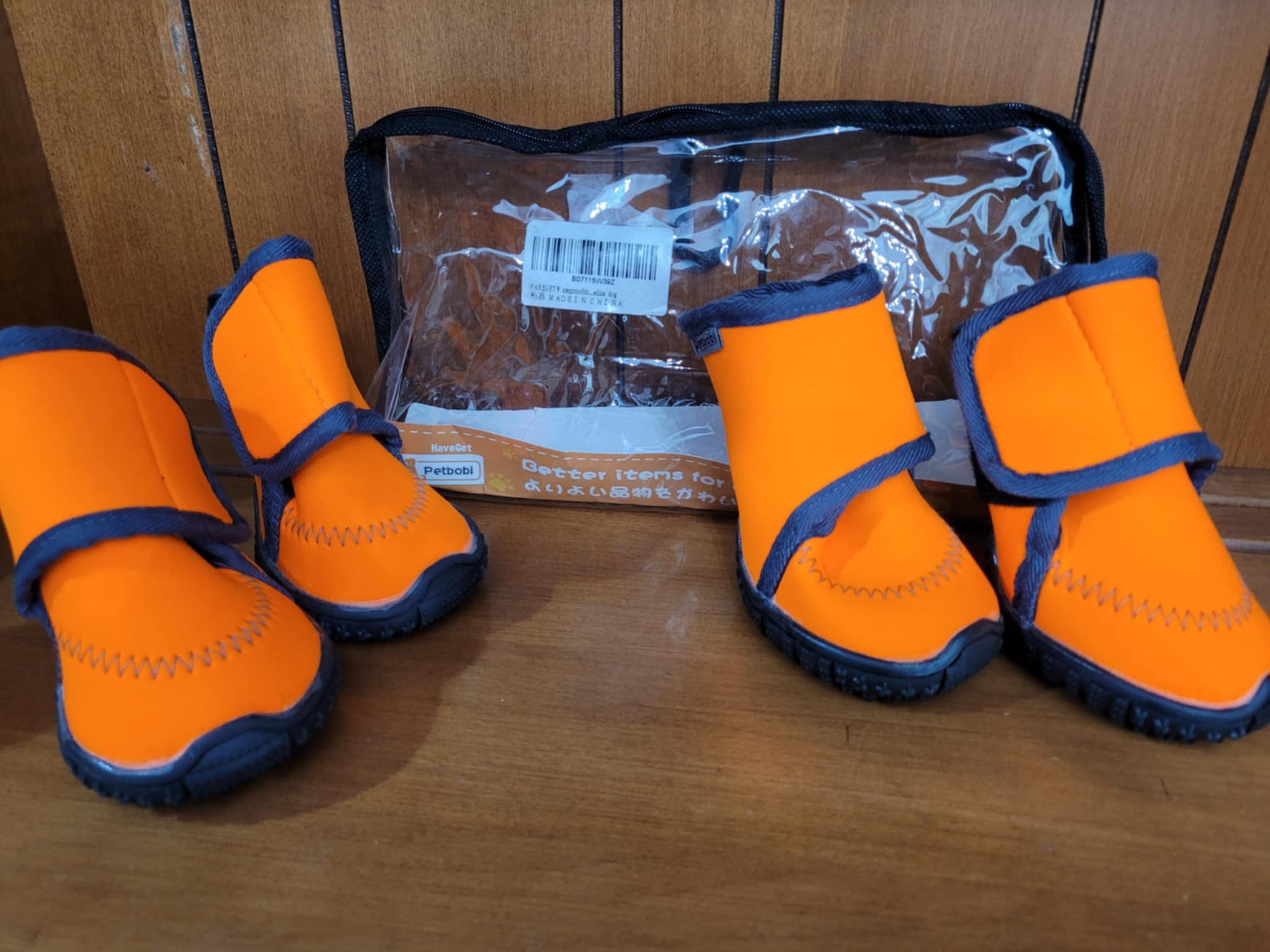 New Set Of 4 Petbobi Dog Boot Shoes Size Large / 70