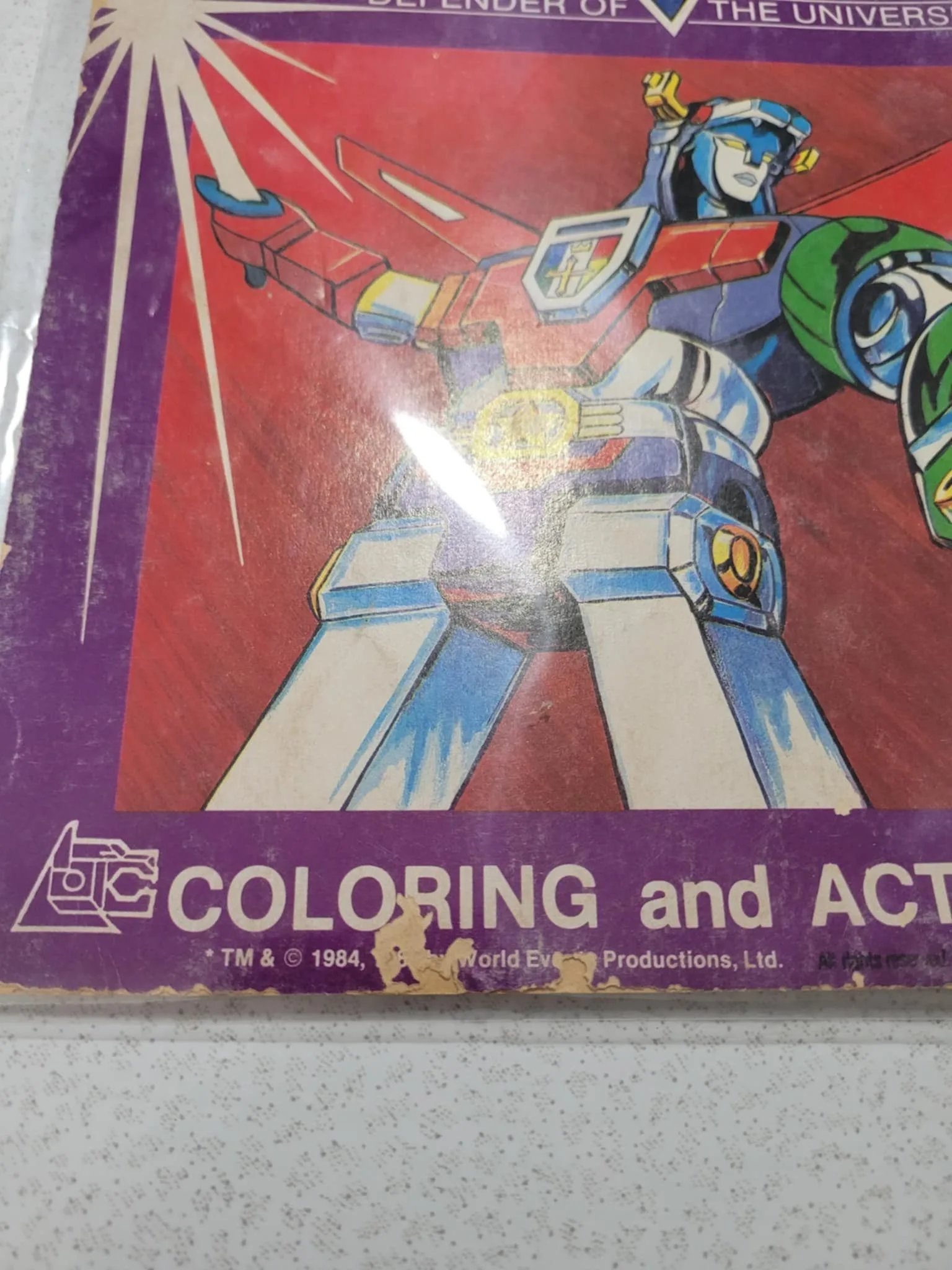 1985 Vintage Lot Of 3 VOLTRON Coloring Books - Rare image indicator(2)