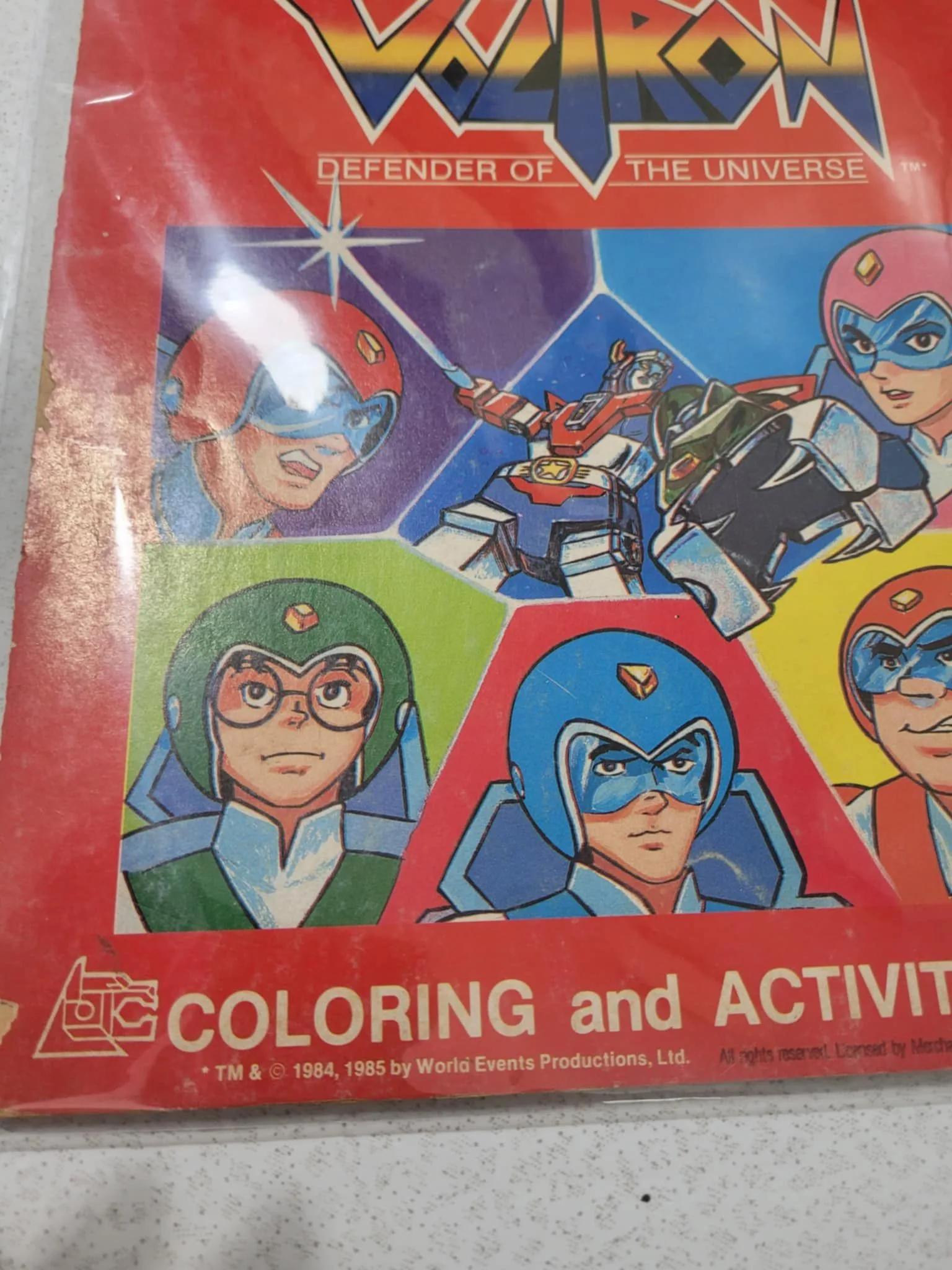 1985 Vintage Lot Of 3 VOLTRON Coloring Books - Rare image indicator(3)