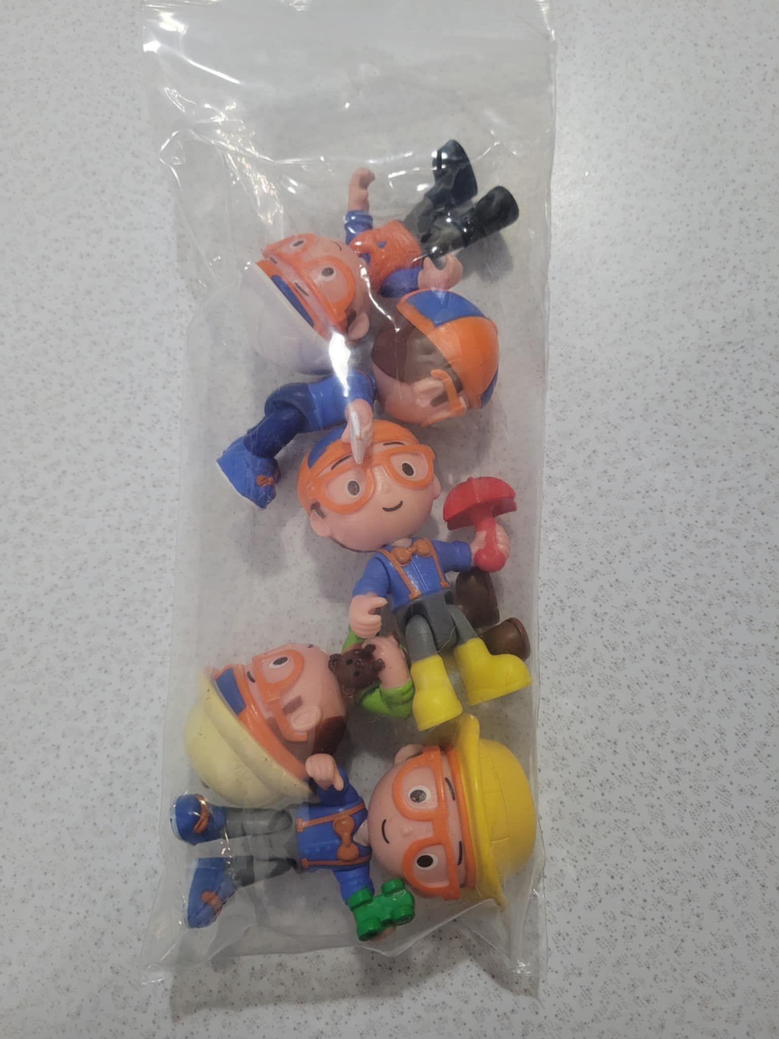 Lot Of 5 Bloopi 2.5 Inch Action Figure Toys !!