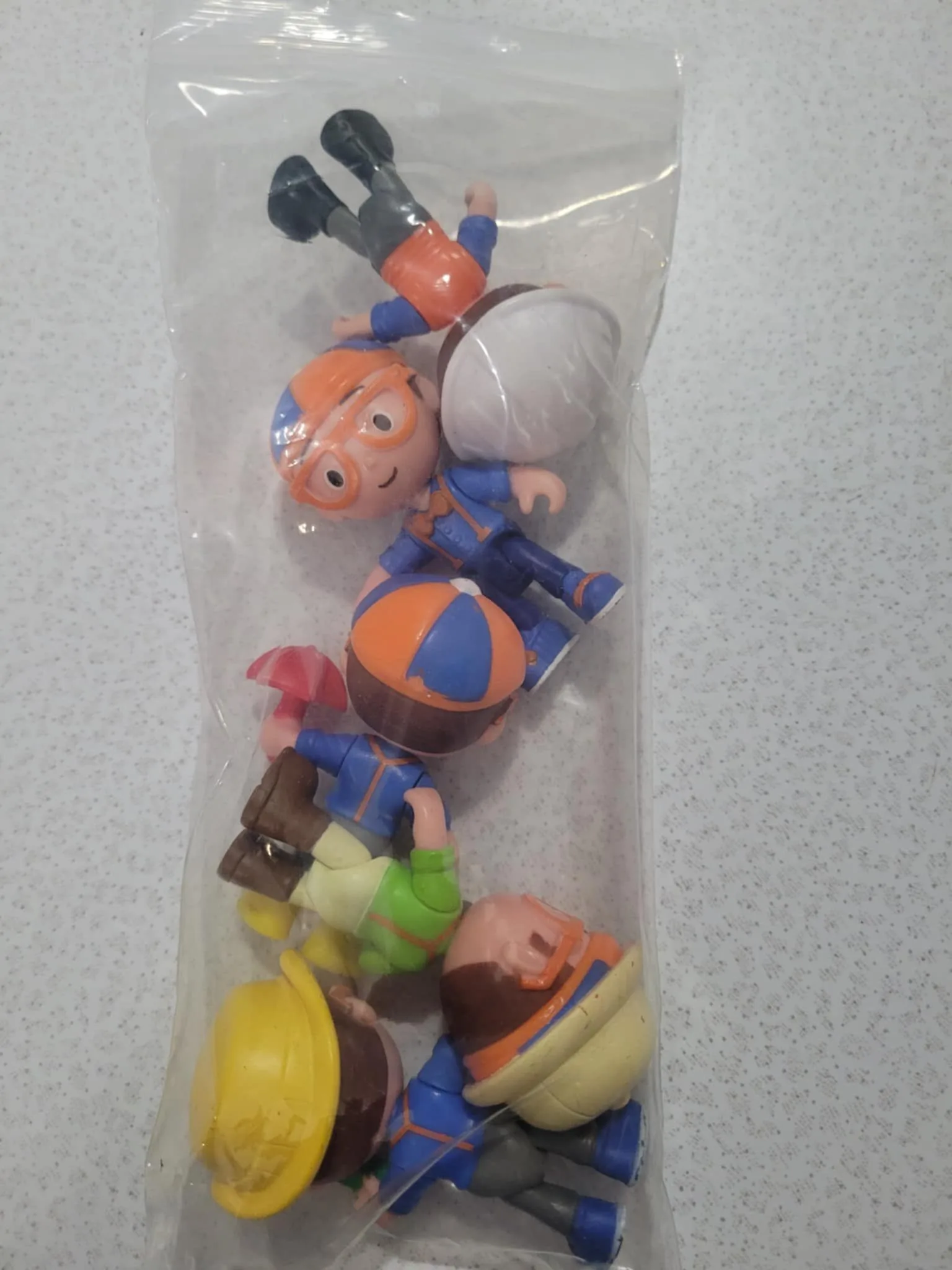 Lot Of 5 Bloopi 2.5 Inch Action Figure Toys !! image indicator(2)