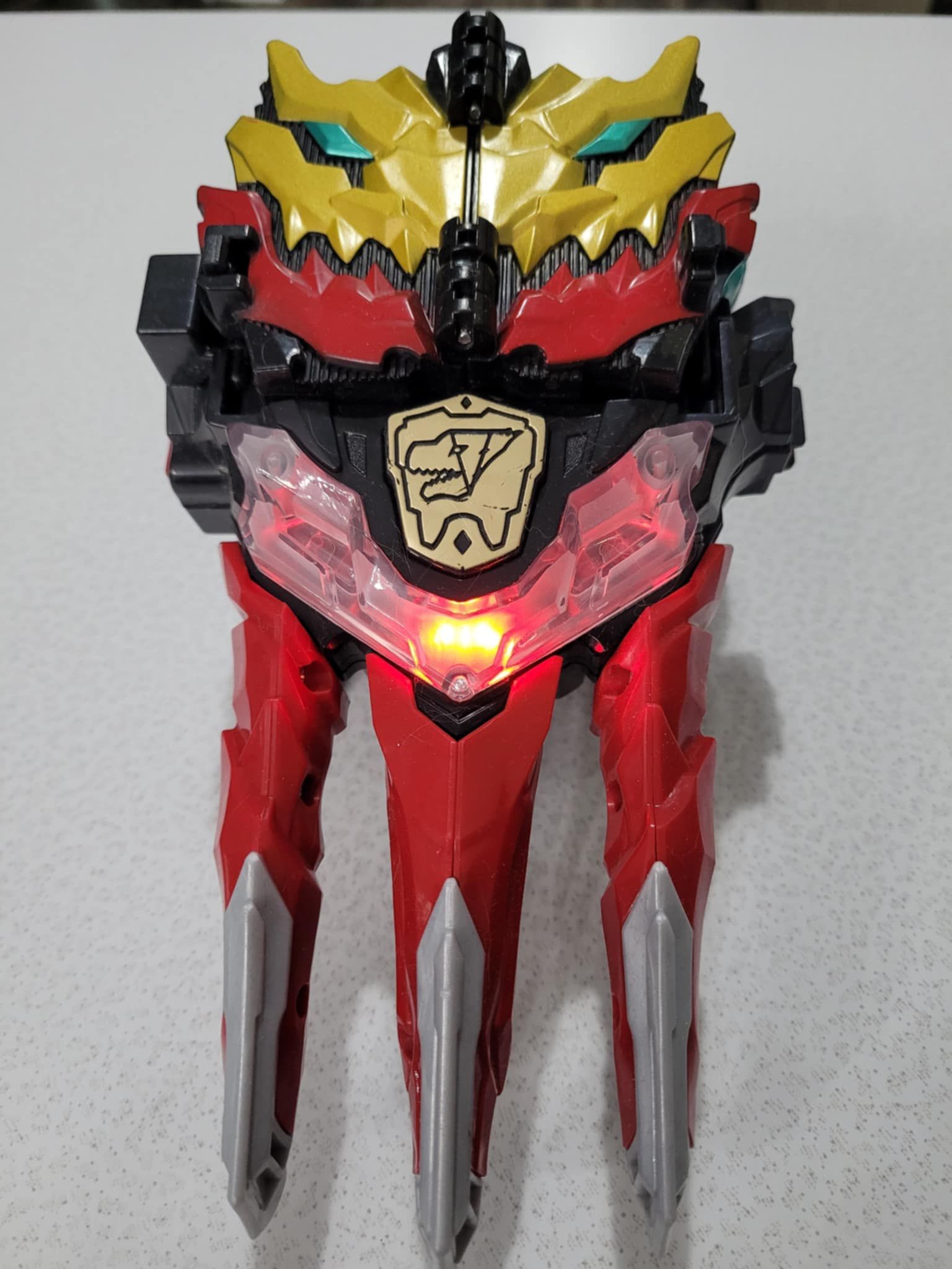 Vintage Power Rangers Dino Knight Claw Morpher Toy - photo 5