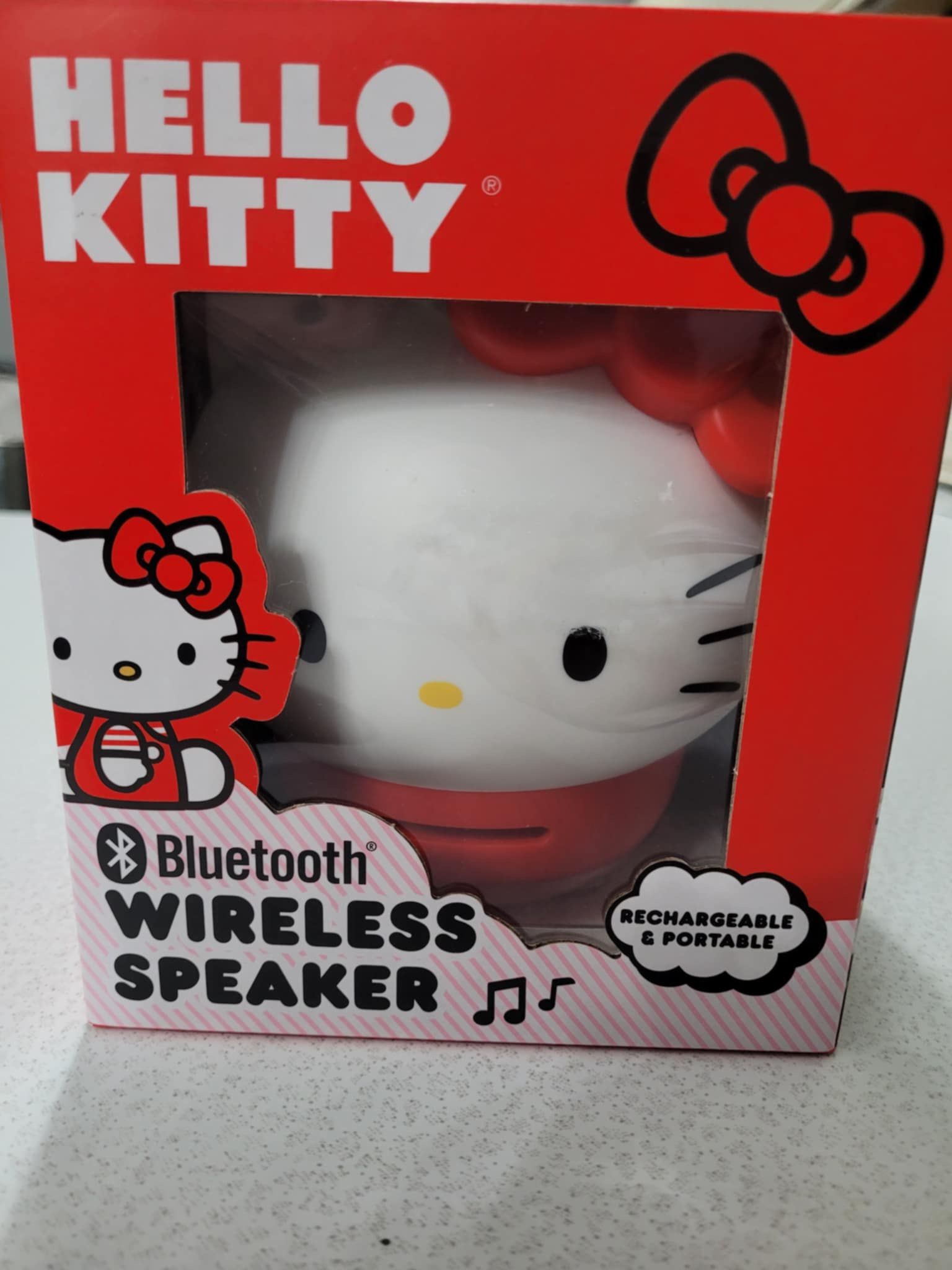 Hello Kitty Wireless Bluetooth Portable Chargeable Speaker In Bo