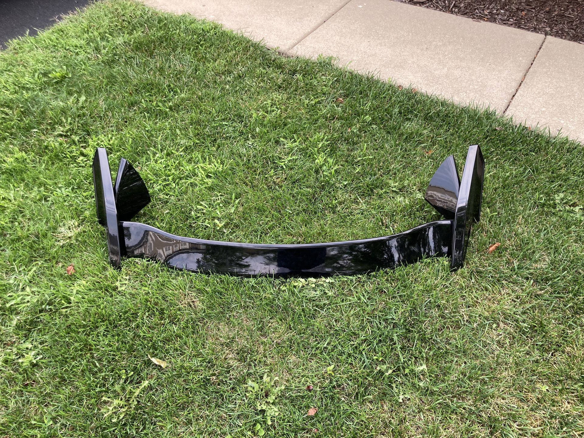Brand New Gloss Black Rear Spoiler Fin Fits Honda Civic Hatchbac