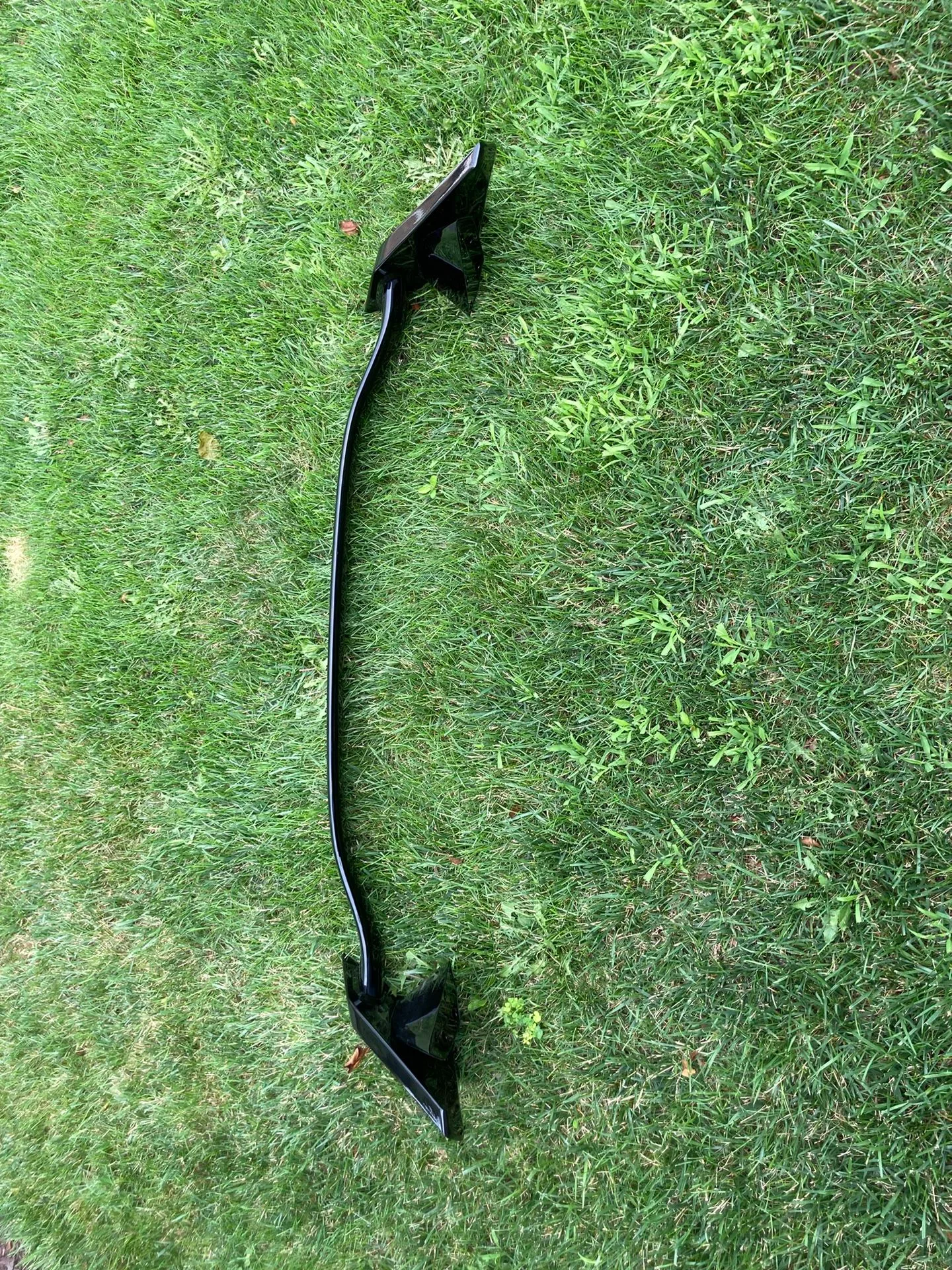 Brand New Gloss Black Rear Spoiler Fin Fits Honda Civic Hatchbac image indicator(2)