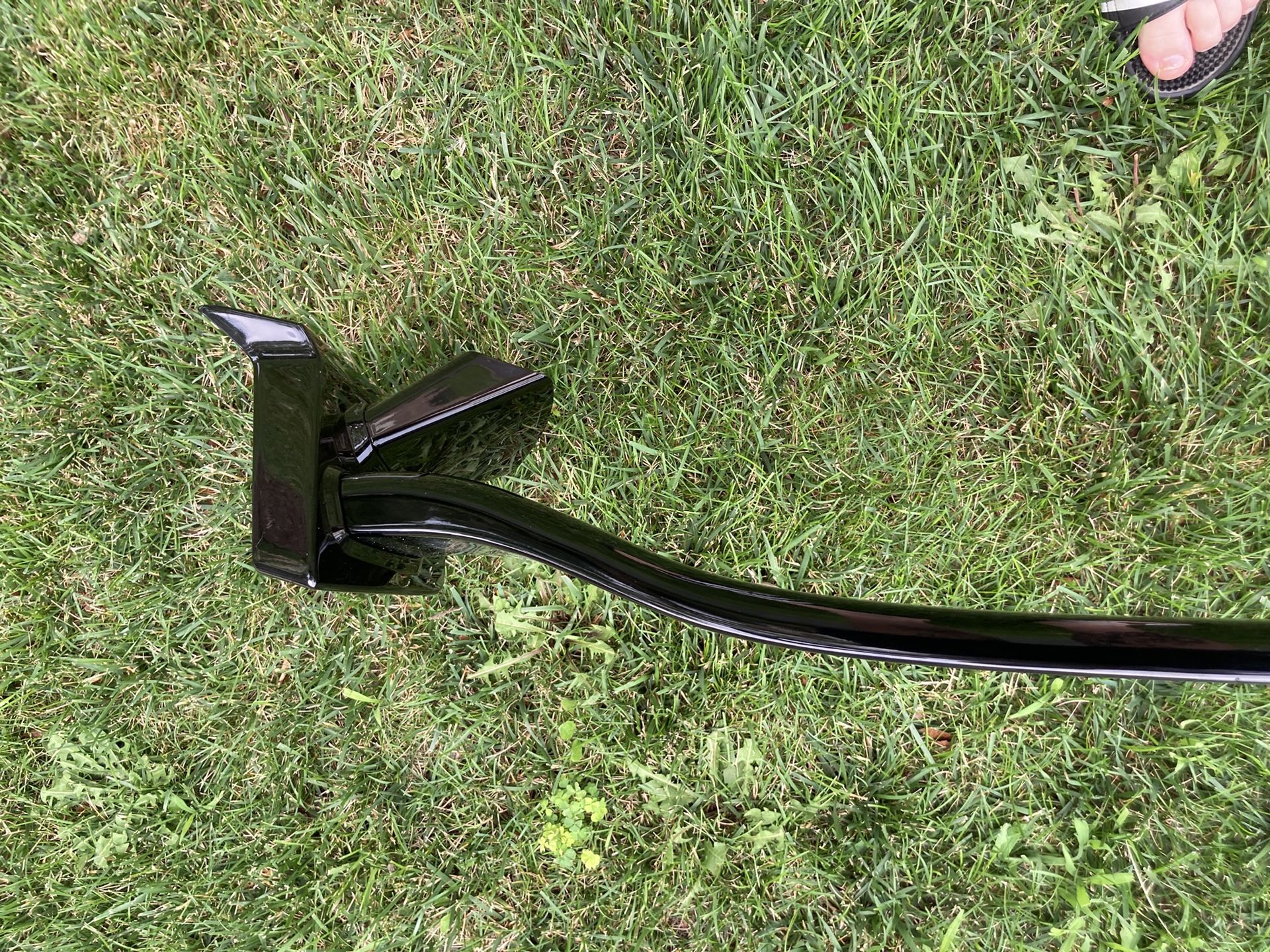 Brand New Gloss Black Rear Spoiler Fin Fits Honda Civic Hatchbac - photo 3